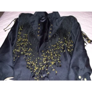 Black Fringe Jacket Elvis