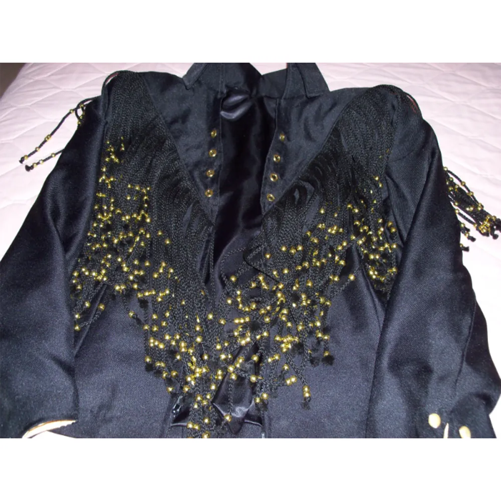 Black Fringe Jacket Elvis