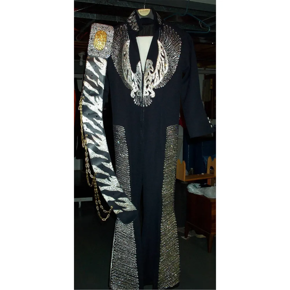 Phoenix Blue Full Elvis Suit