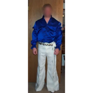 Puffy Sleeve blue Elvis Suit