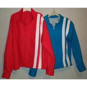 Speedway Blue and Red Jackets